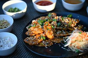 Honey Chilli Lotus Steam