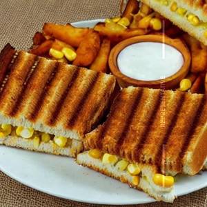 Cheese Corn Grill Sandwich