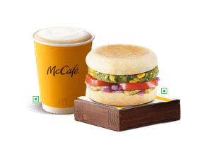 Veg Supreme McMuffin With Beverage