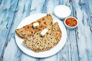 2 Aloo Paratha With Dahi