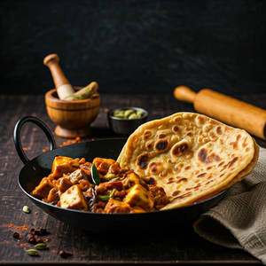 Kadhai Mix Veg With Laccha Paratha
