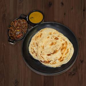 Parotta with erachi roast                