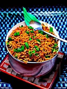 Burnt Chilli Garlic Fired Rice