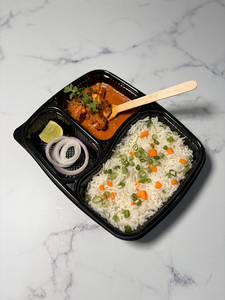 Veg Fried Rice + Butter Chicken