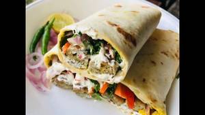 Chicken Seekh Rumali Roll