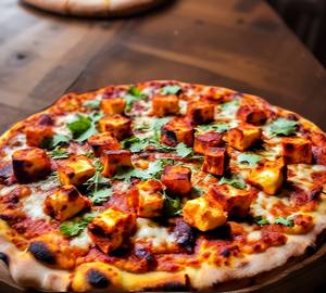 Tandoori paneer pizza with 250 ml Coca cola