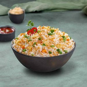 Veg Burnt Garlic Fried Rice