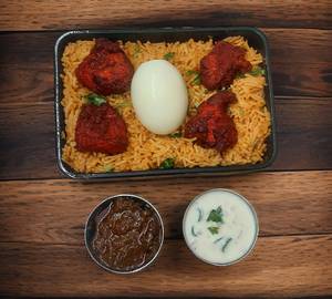 Chicken 65 biryani  