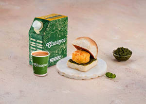 Desi Chai with Vada Pav