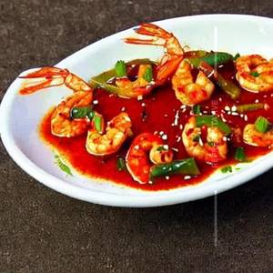 Prawns in Hot Garlic Sauce
