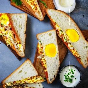 Boiled Egg Sandwich
