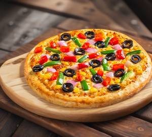 Tomato capsicum pizza