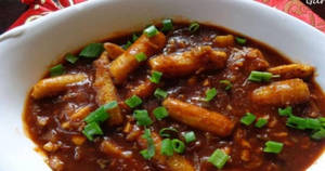 Chilli Baby Corn Gravy