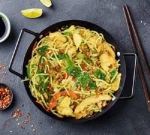Burnt Garlic Chicken Noodles