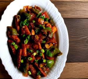Crispy chilli babycorn