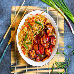 Paneer Manchurian + Veg Noodles