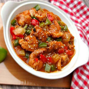 Prawns Manchurian- Gravy
