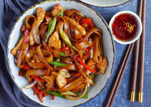Burnt Garlic Chicken Koithio