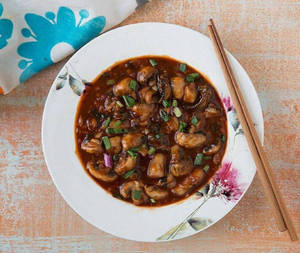 Manchurian Mushroom- Gravy