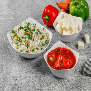 Dragon Paneer + Veg Fried Rice