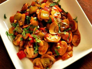 Hot Garlic Mushroom- Gravy