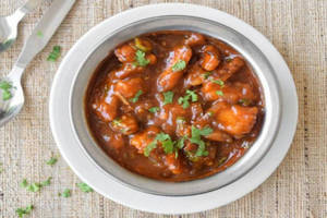 Hot Garlic Baby Corn Gravy