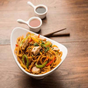 Butter Garlic Chicken Noodles