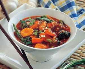 Mixed Veg Schezwan -gravy