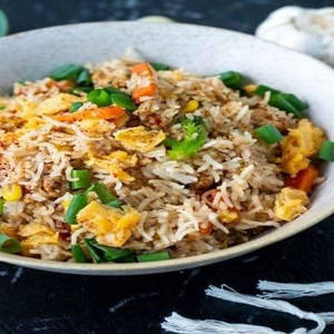 Butter Garlic Egg Fried Rice