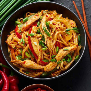 Chicken Chow Mein (street Style)