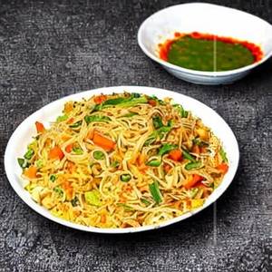 Chicken Schezwan Noodles Fried Rice