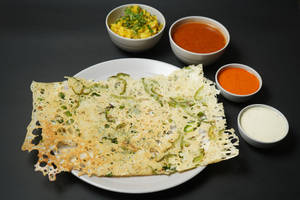Capsicum Rava Masala Dosa