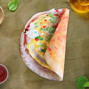 Egg Dosa with Fish Gravy
