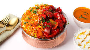 Chicken 65 biryani