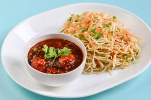 Veg Manchurian Noodles
