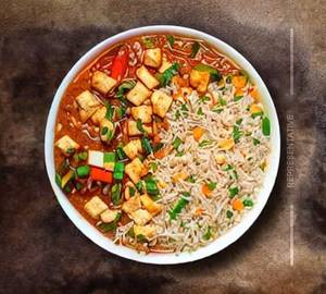 Fried Rice Chilli Paneer