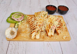 Chilli Garlic Cheese Grilled Sandwich