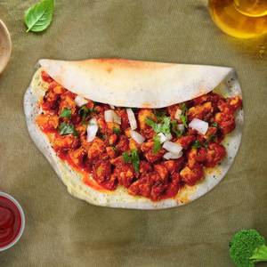 Chicken Masala Dosa with Chatni