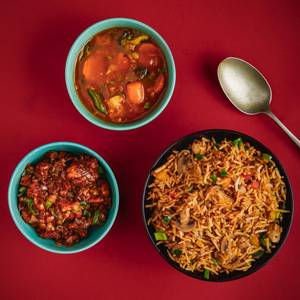 Mushroom Fried Rice Combo