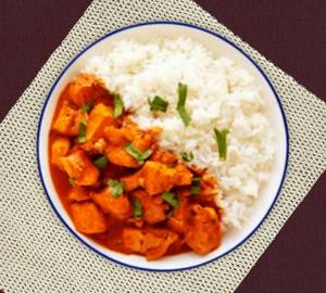 Steam Rice (India Gate Basmati Rice )+ Chilli Chicken