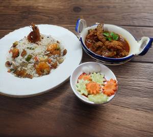 Mix. Fried Rice & Chicken Kasha
