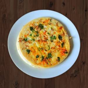 Egg Uttapam Fish Gravy