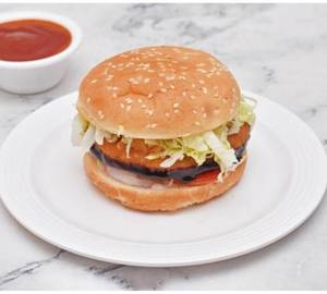 Veg barbeque burger