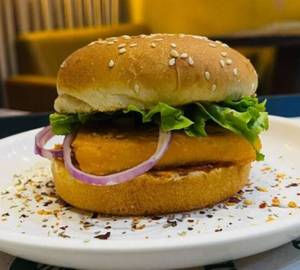 Paneer tandoori burger