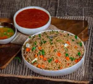 Paneer Triple Schezwan Fried Rice