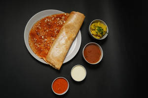 Podi Onion Masala Dosa