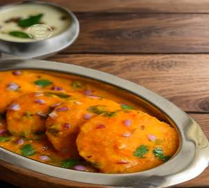 Sambar Idly 4Nos with Chutni