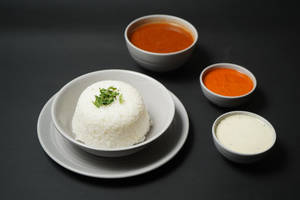 Sambar With Steamed Rice