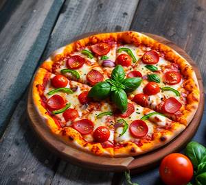 Makhani cheesy pizza