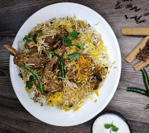 Mutton Hyderabadi Dum Biryani [2 Pieces, 400 grams]